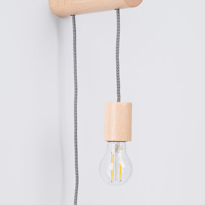 NIMBI houten wandlamp naturel hout