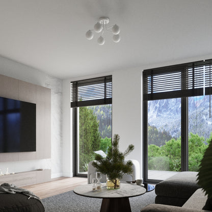 ASTRAL geometrische wandlamp wit