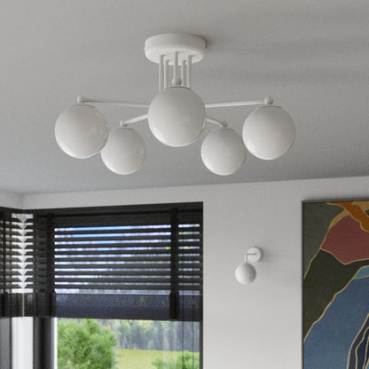 ASTRAL geometrische wandlamp wit