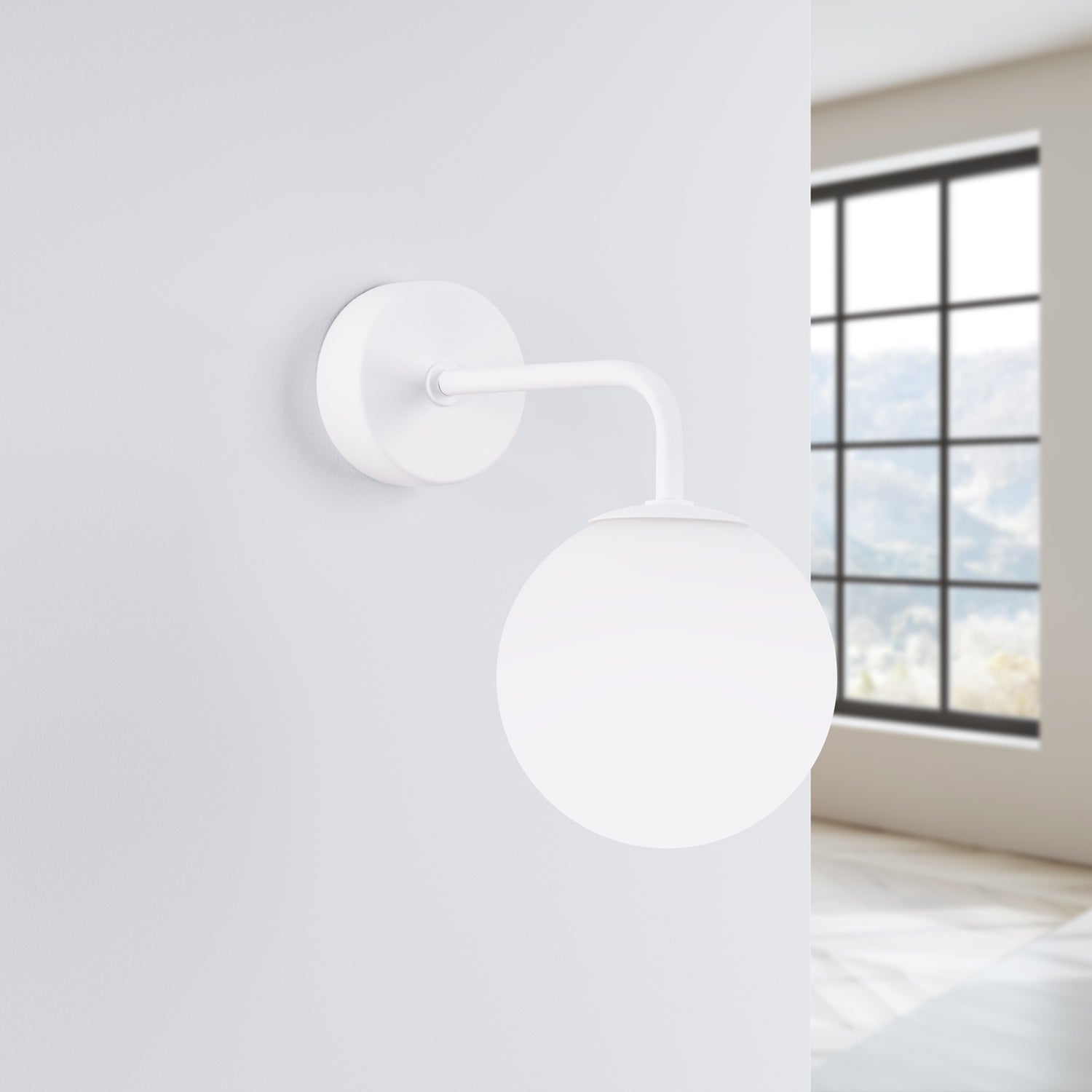 ASTRAL geometrische wandlamp wit