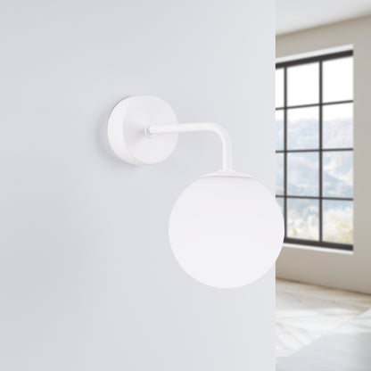 ASTRAL geometrische wandlamp wit