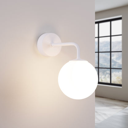 ASTRAL geometrische wandlamp wit