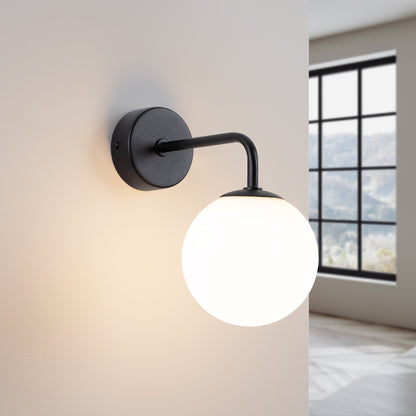 ASTRAL geometrische wandlamp zwart/wit