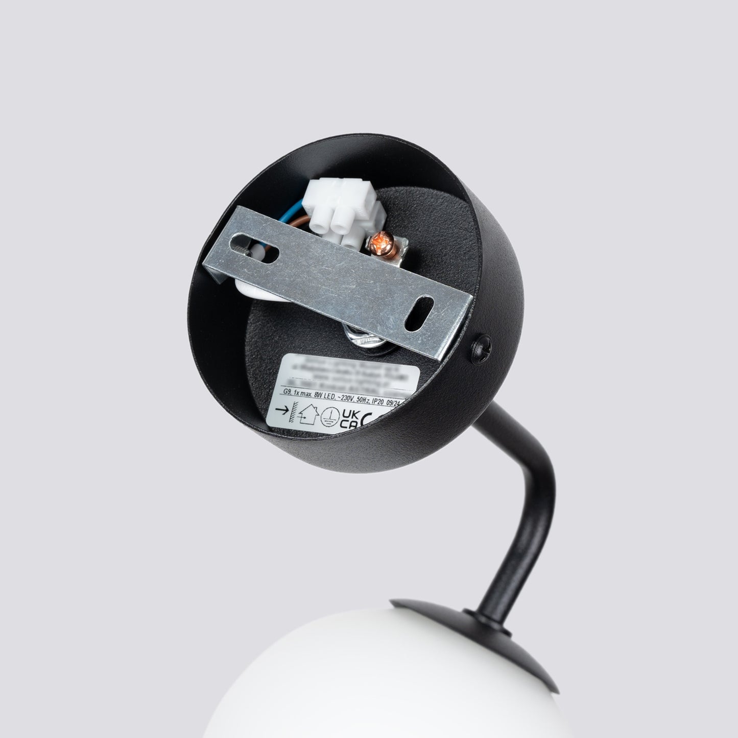 ASTRAL geometrische wandlamp zwart/wit