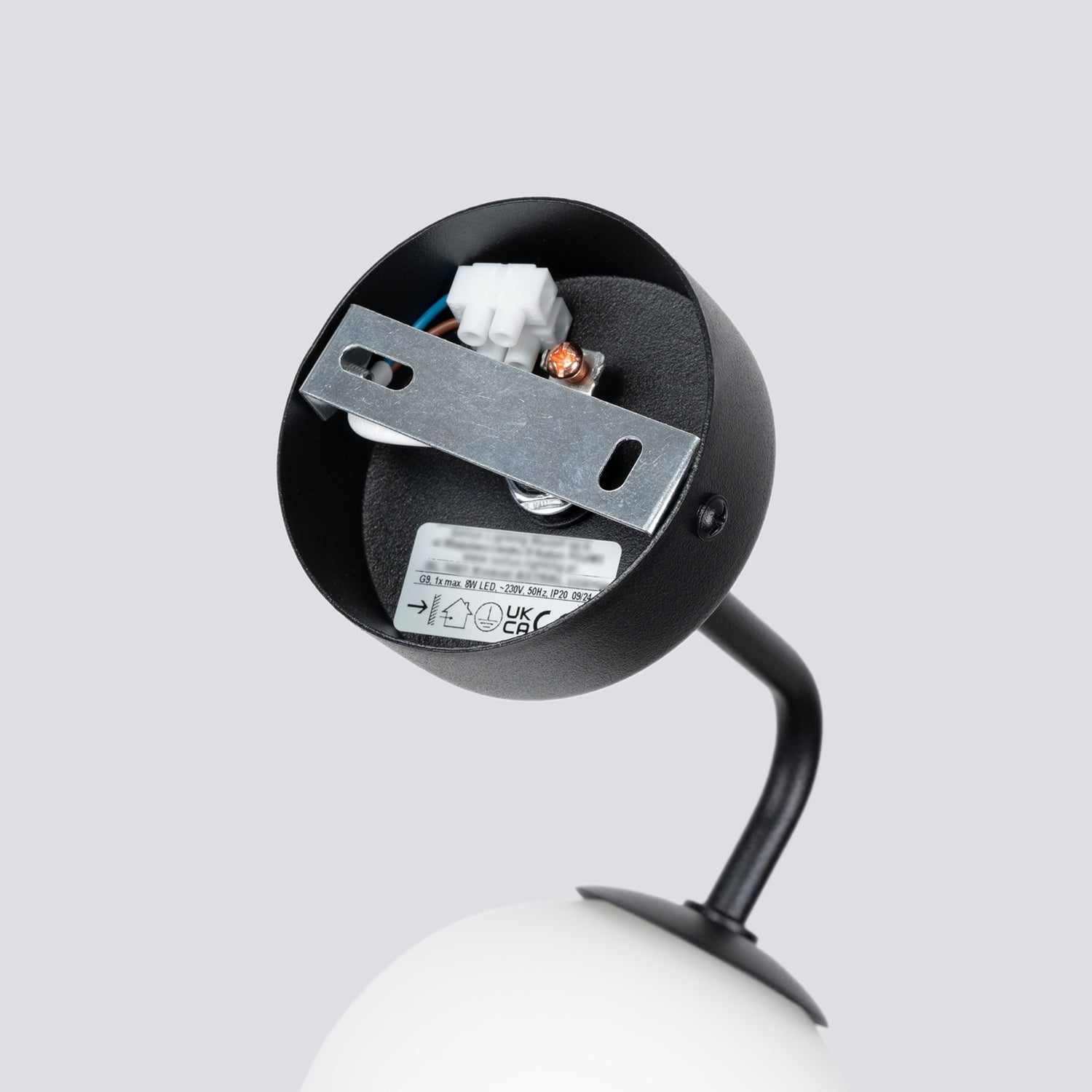 ASTRAL geometrische wandlamp zwart/wit