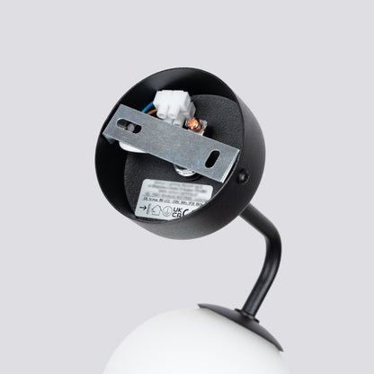 ASTRAL geometrische wandlamp zwart/wit