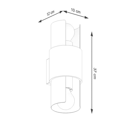 FLASH geometrische wandlamp groot