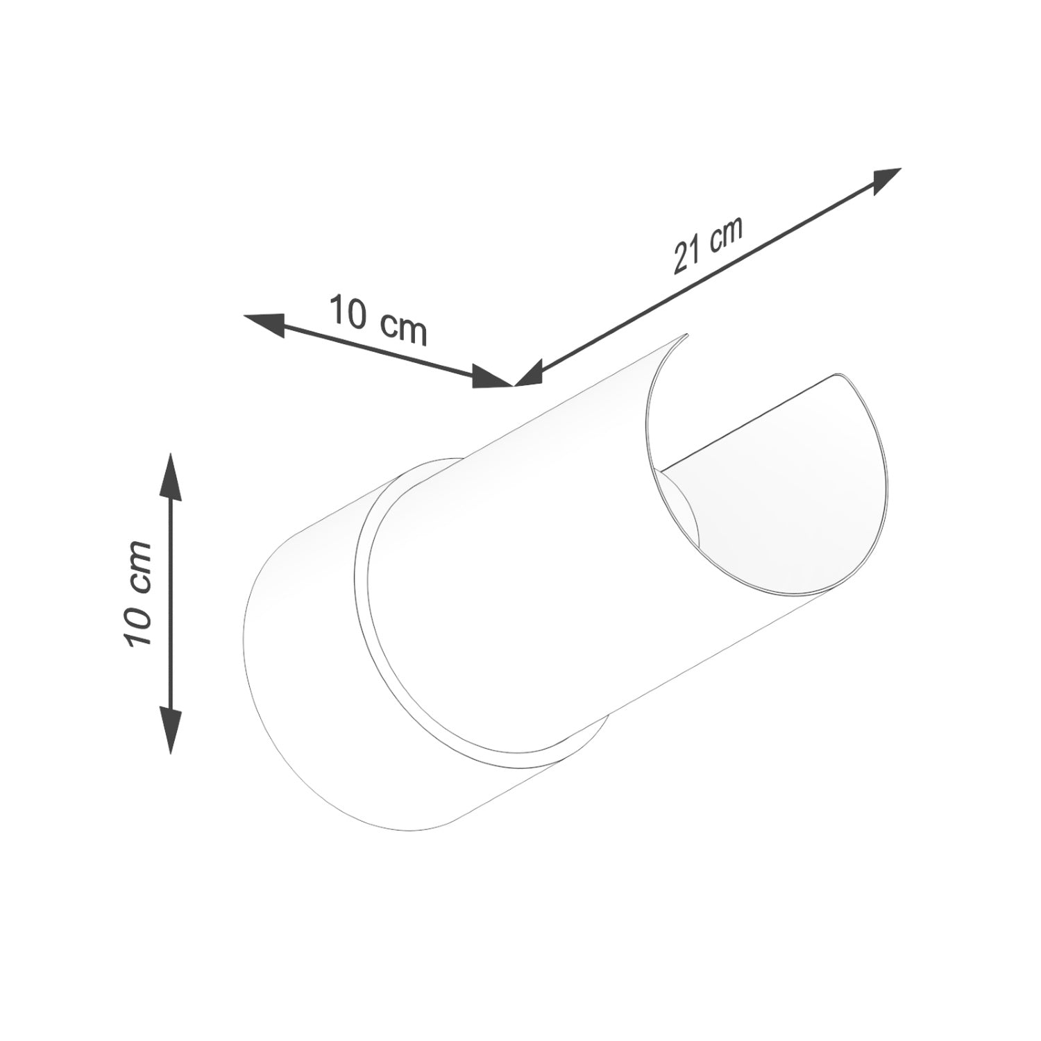 FLASH geometrische wandlamp klein