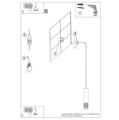 LIRO langwerpige wandlamp wit