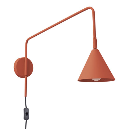 NOX wandlamp rode oker