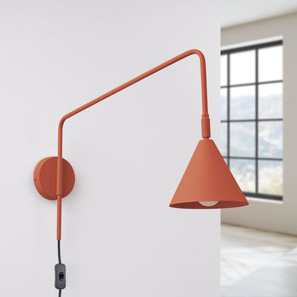 NOX wandlamp rode oker