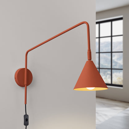 NOX wandlamp rode oker