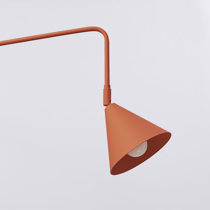 NOX wandlamp rode oker
