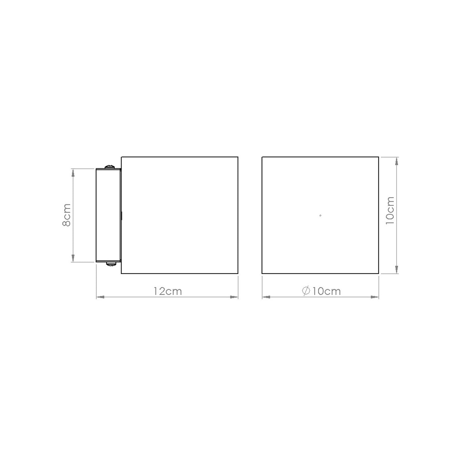ORBIS wandlamp beton olijfgroen