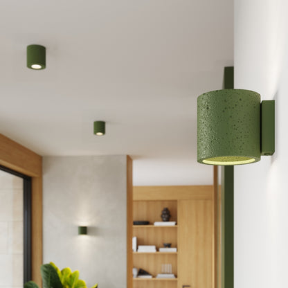 ORBIS wandlamp beton olijfgroen