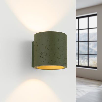 ORBIS wandlamp beton olijfgroen