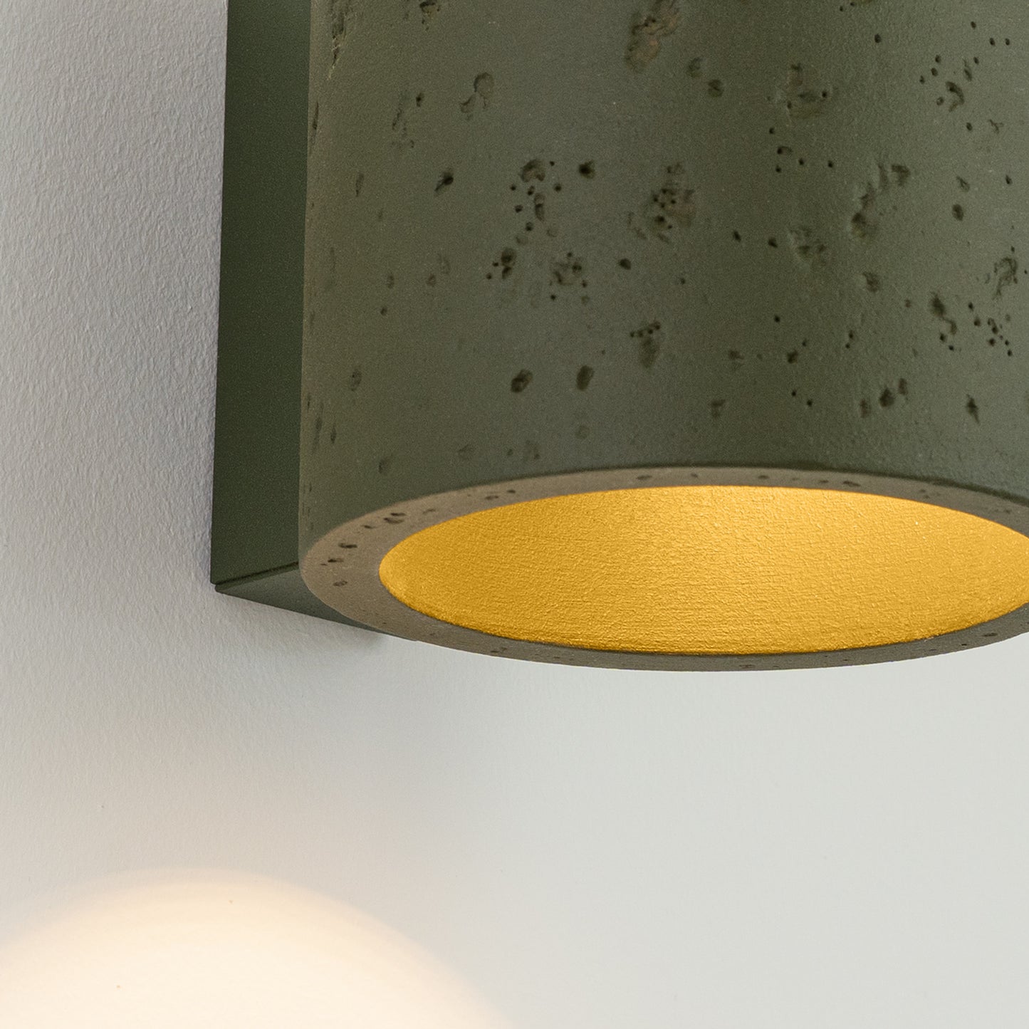 ORBIS wandlamp beton olijfgroen