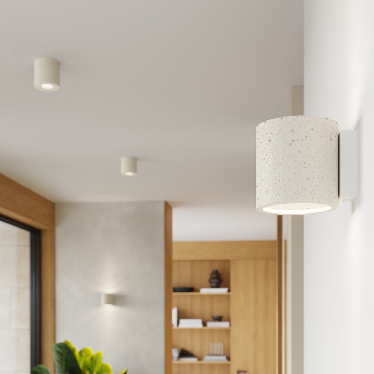 ORBIS wandlamp beton beige