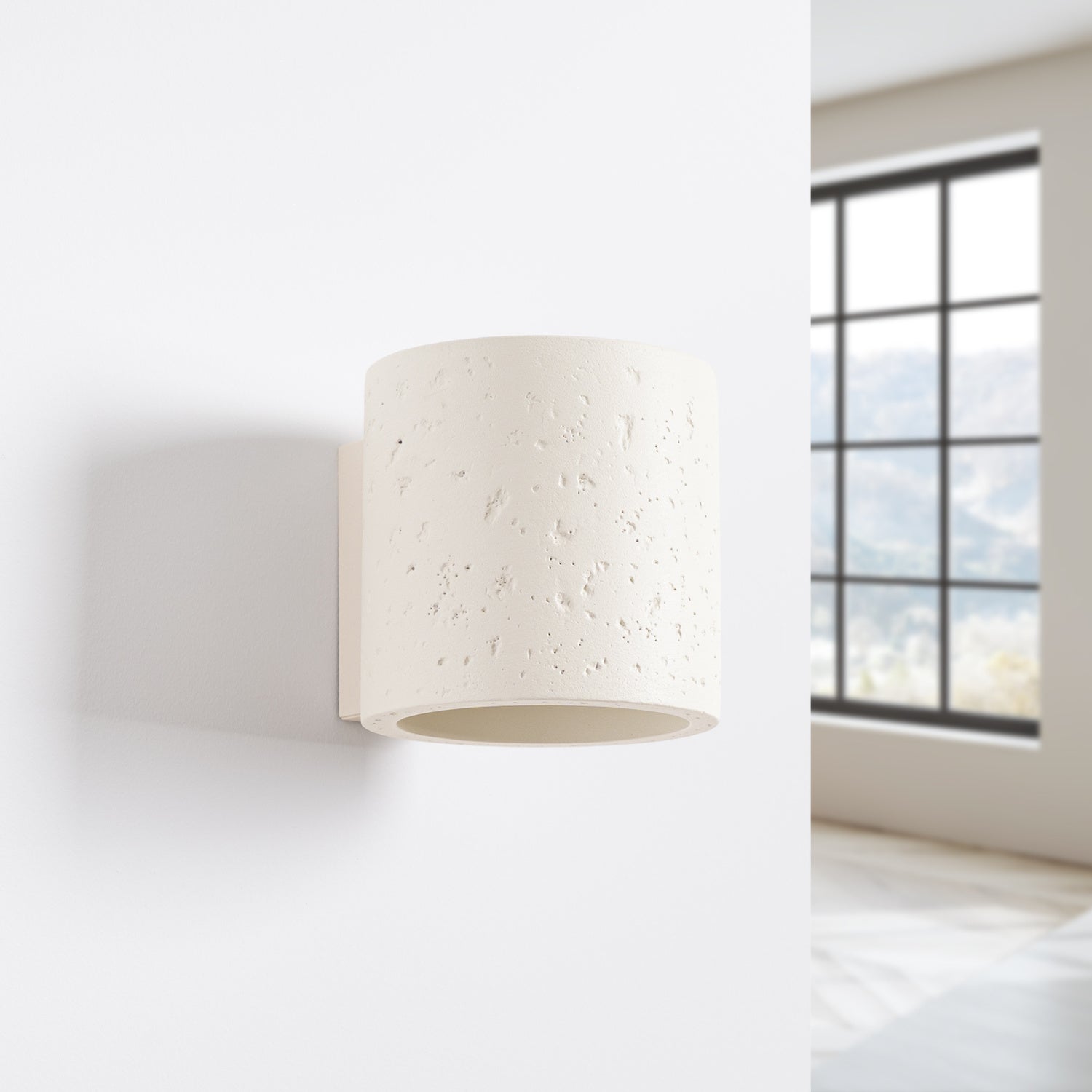 ORBIS wandlamp beton beige