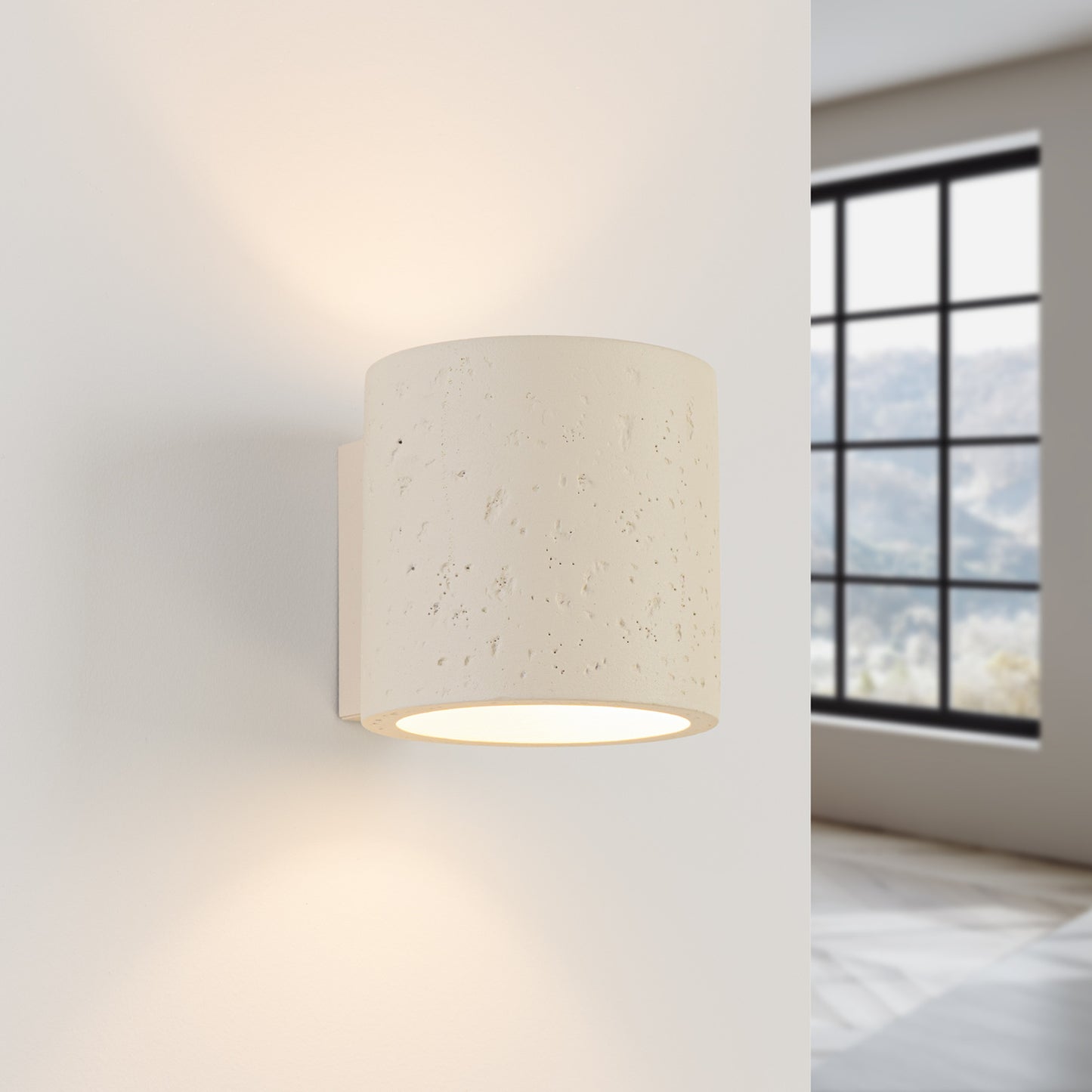 ORBIS wandlamp beton beige