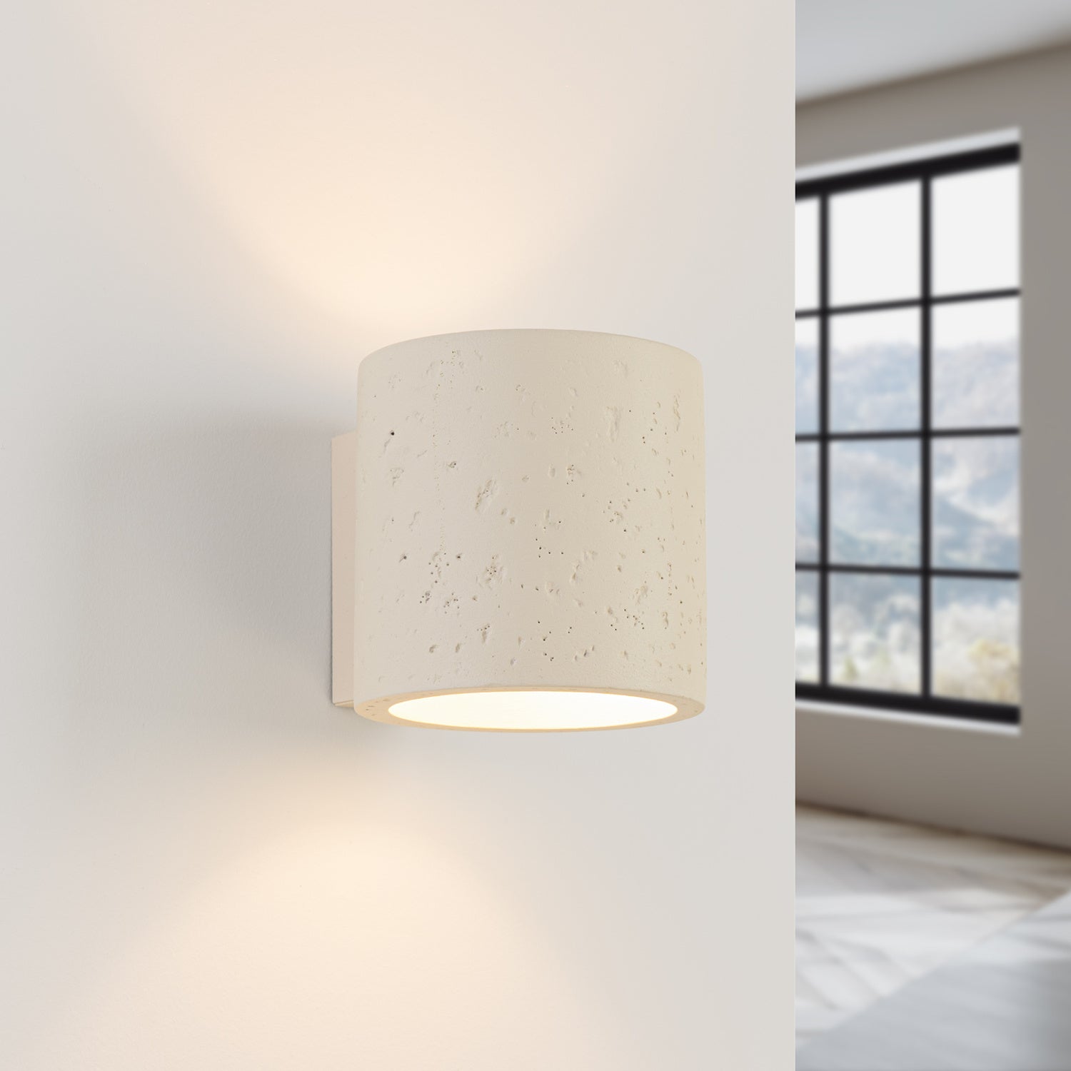ORBIS wandlamp beton beige