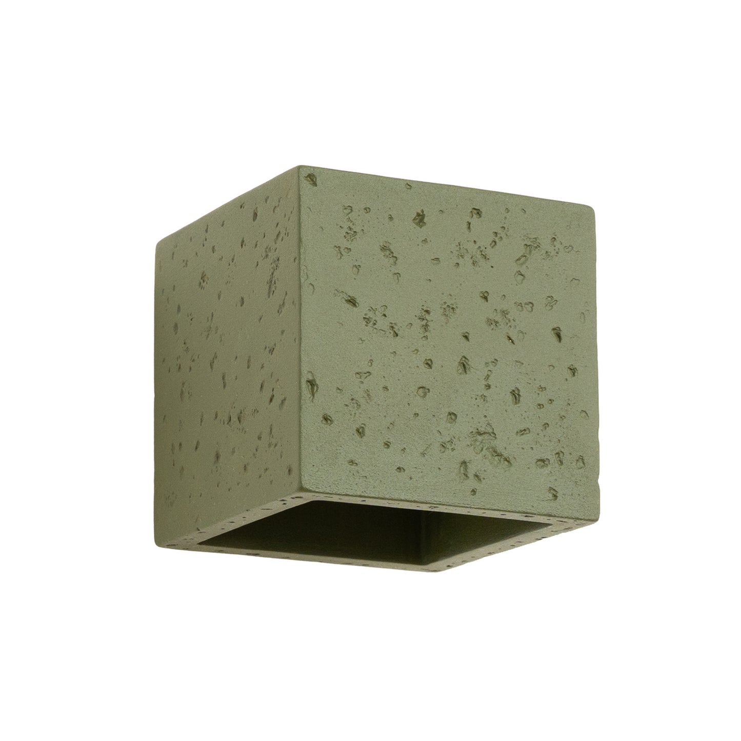 QUAD wandlamp beton olijfgroen