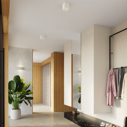QUAD wandlamp beton beige