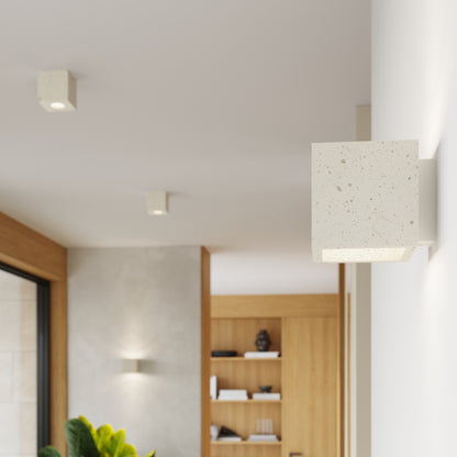 QUAD wandlamp beton beige