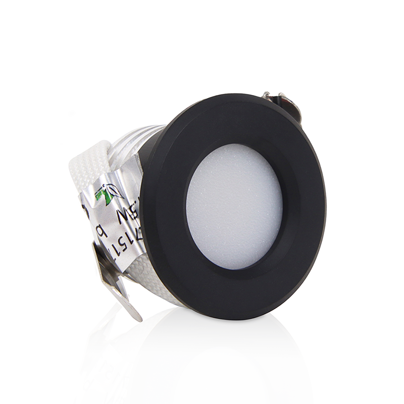 NISARO mini inbouwspot zwart