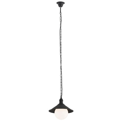 Erba Bis hanglamp Zwart-opaal