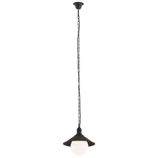 Erba Bis hanglamp Zwart-opaal