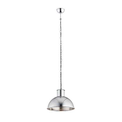 Eufrat hanglamp Geborsteld chroom