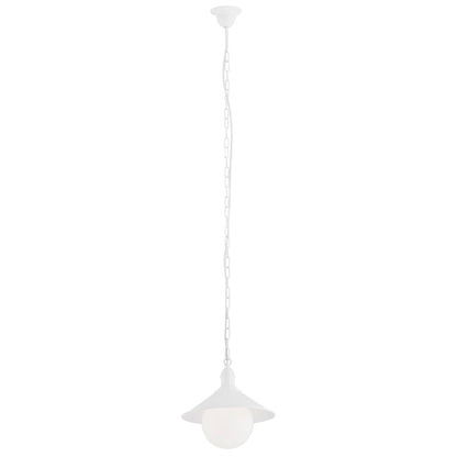 Erba Bis hanglamp Wit-opaal