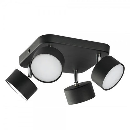 Rockaro buitenwandlamp spot grafiet sfeerbeeld gevel