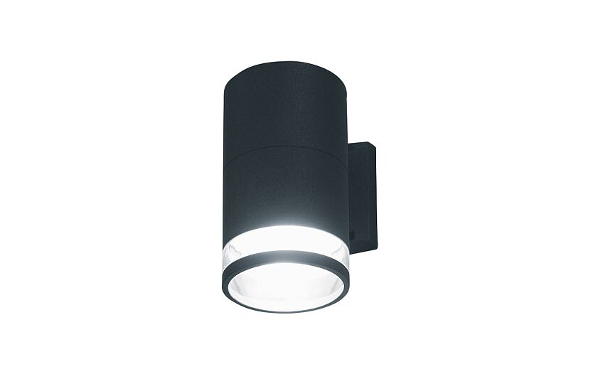 Rockaro | E27 buitenwandlamp spot | IP44 grafiet