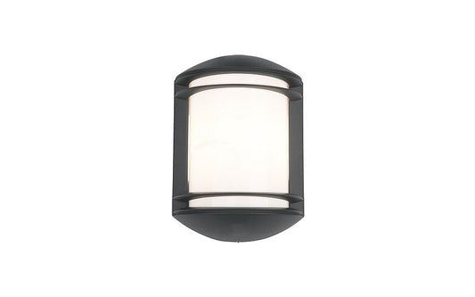 Quarano | E27 wall light | IP21 graphite-white