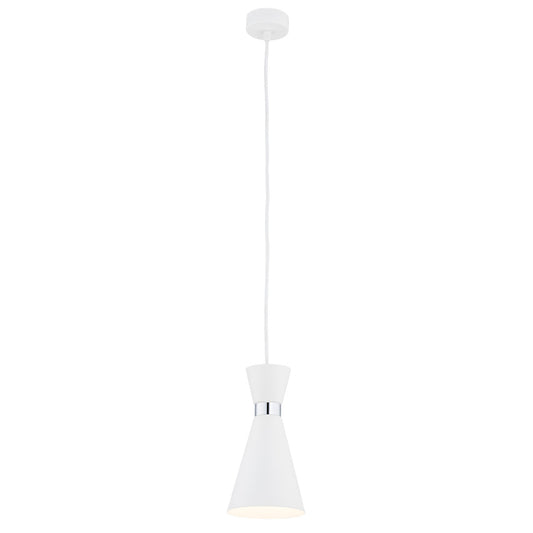 Lukka hanglamp Wit-chroom