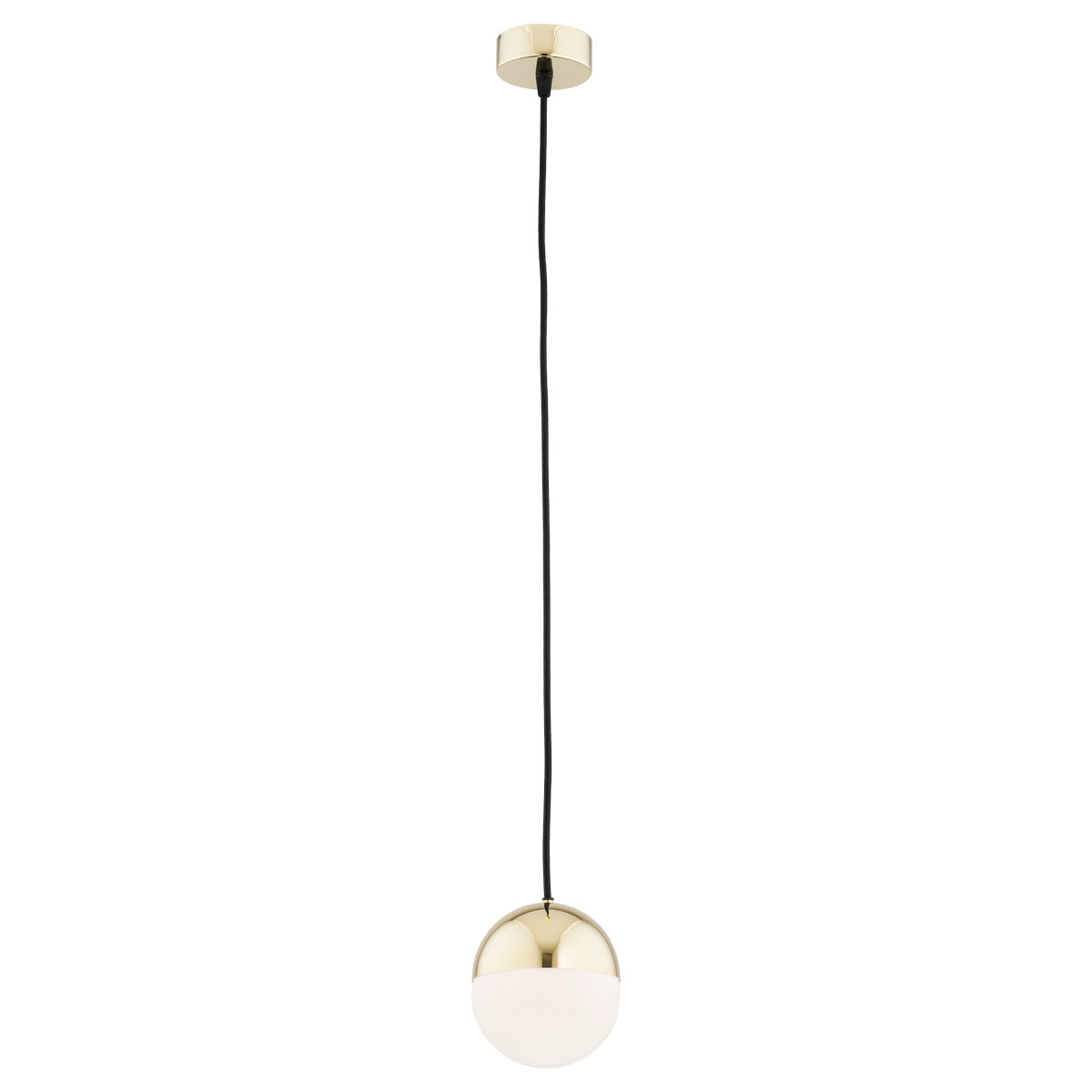 Livia hanglamp Messing klein 1-lichts