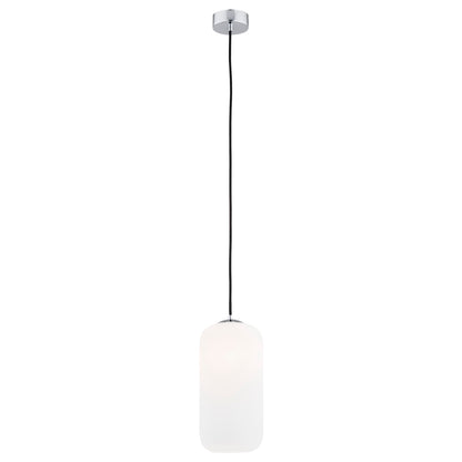 Kalimera hanglamp Opaalglas-chroom