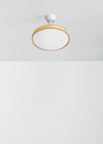Studivo plafondventilator wit / licht hout
