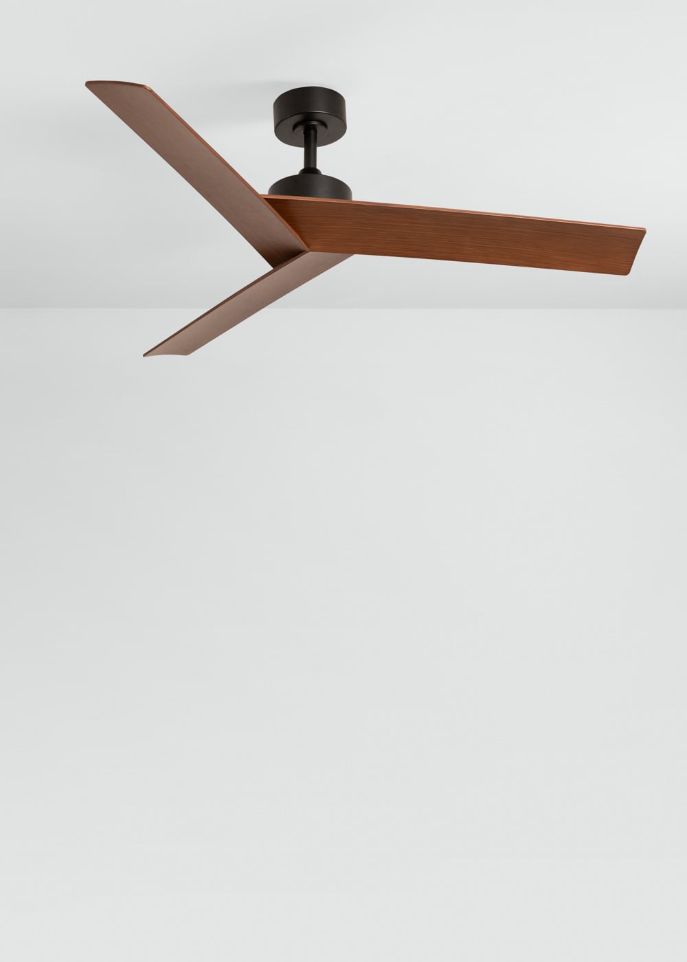 Sharpavo | plafondventilator zonder lamp | DC 40W | Ø132 cm | zwart donker hout