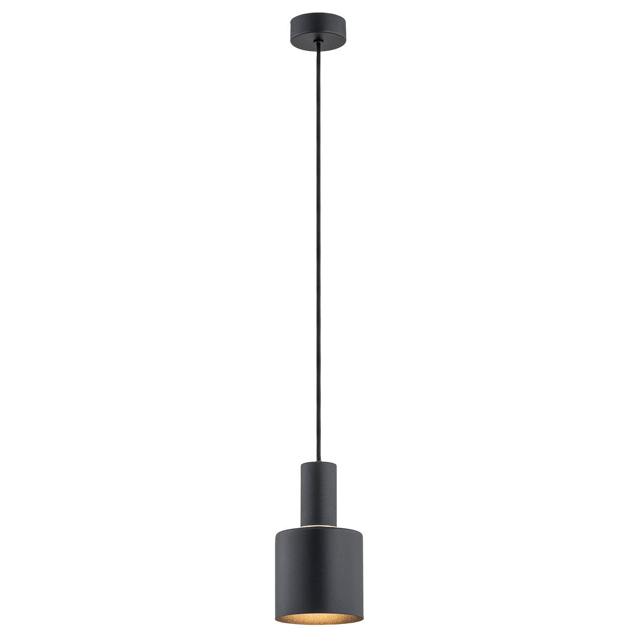 Sines hanglamp Zwart klein 1-lichts