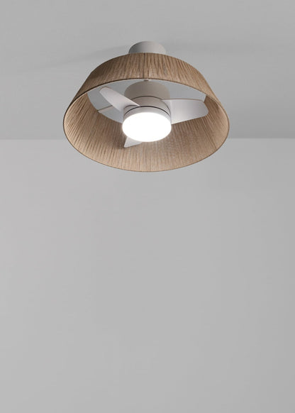 Wevavo | gevlochten plafondventilator | DC 25W | LED | Ø60 cm