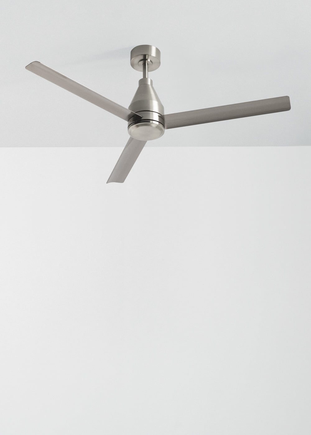 Stelvaro | plafondventilator zonder lamp | DC 40W | Ø132 cm | nikkel