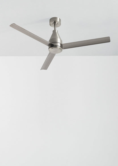 Stelvaro | plafondventilator zonder lamp | DC 40W | Ø132 cm | nikkel
