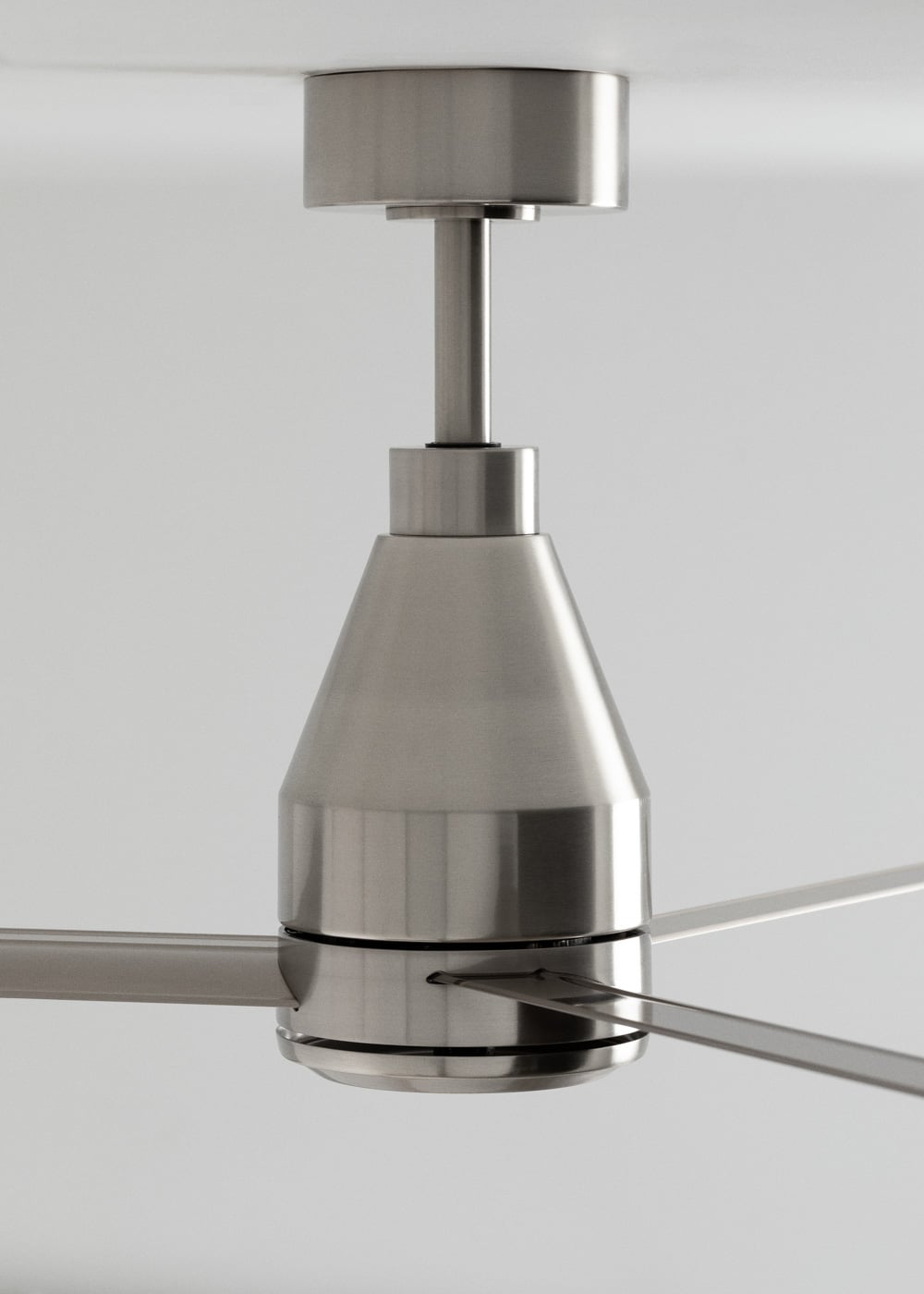 Stelvaro | plafondventilator zonder lamp | DC 40W | Ø132 cm | nikkel