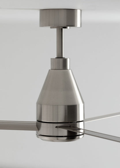 Stelvaro | plafondventilator zonder lamp | DC 40W | Ø132 cm | nikkel