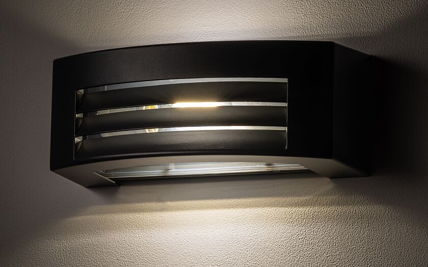 Orinaro | E27 buitenwandlamp up-down | IP44 grafiet