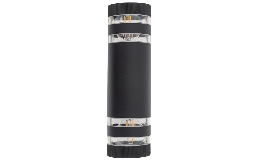 Sieraro | E27 buitenwandlamp up-down | IP54 zwart