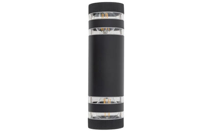 Sieraro | E27 buitenwandlamp up-down | IP54 zwart